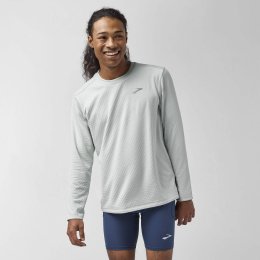 BROOKS T-shirt manches longues Notch Thermal 3.0 homme L 139 - Smoke