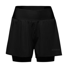GORE SHORT CONCURVE 3 2 EN 1 FEMME L 9900 - black