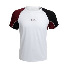 OXSITIS T-shirt X-Train homme L WHITE/ BORDEAUX