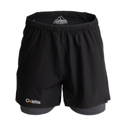 OXSITIS Short X-Race 2 en 1 homme XL BLACK/ORANGE