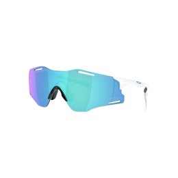 OAKLEY LUNETTES DE SOLEIL CYBR ZERO PRIZM SAPPHIRE POLISHED WHITE