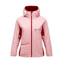 PEAK PERFORMANCE Giacca con cappuccio isolante reversibile Freelight donna M RED POMPEIAN/WARM BLUSH/