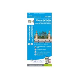 IGN CARTE MARNE LA VALLEE FORET D' ARM