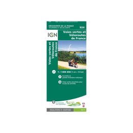 IGN Carte Voies Vertes et véloroutes de France