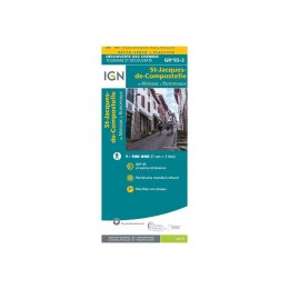 IGN Carte IGN CHEMIN DE COMPOSTELLE GR®65-2 DE MOISSAC A RONCEVAUX