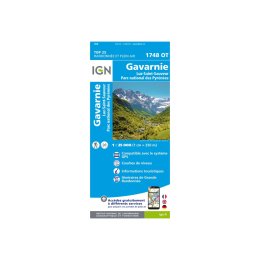 IGN CARTE GAVARNIE, LUZ-SAINT-SAUVEUR, PARC NATIONAL DES PYNÉNÉES