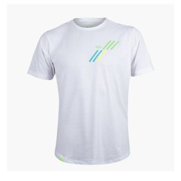 BV SPORT T-SHIRT LIGHT MIXTE M 001_BLANC/VERT
