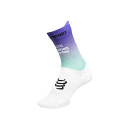 COMPRESSPORT Chaussettes hautes Pro Racing v4.0 Run Marathon Nantes T3 BLUE