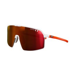 JULBO LUNETTES DE SOLEIL INTENSITY REA 0-3 HC BLANC / ORANGE FLUO