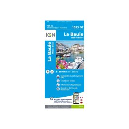 IGN CARTE LA BAULE PARC ET NATUREL RÉGIONAL DE BRIÈRE