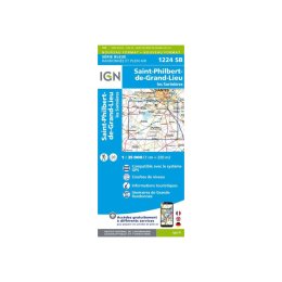 IGN CARTE SAINT-PHILBERT-DE-GRAND-LIEU LES SORINIÈRES