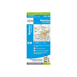 IGN Carte IGN NANTES SAINT-HERBLAIN