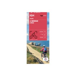 IGN CARTE VEL05 LE MORBIHAN À VÉLO