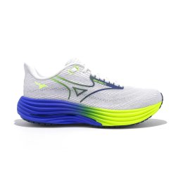 MIZUNO Wave Rider 29 homme 10.5 53/White/Estate Blue/Lightning Yell