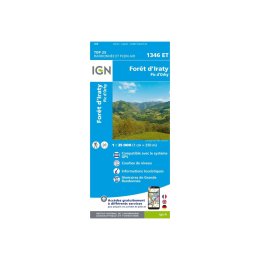 IGN CARTE FORÊT D'IRATY  ET PIC  D'ORHY