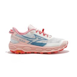 MIZUNO Wave Mujin 11 donna 4.5 71/Snow White/Larkspur/Faded Rode