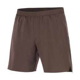 SALOMON Short SHKout Core 2 en 1 7'' homme XL COFFEE BEAN/