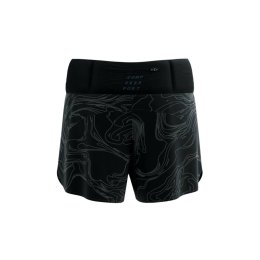COMPRESSPORT Short Performance Aurora femme S BLACK/AURORA CAMO PRINT