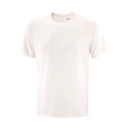 SALOMON T-SHIRT SENSE AERO GFX HOMME M WHISPER WHITE/IRON/