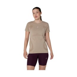 ASICS T-shirt Road femme XS 200 / GREIGE