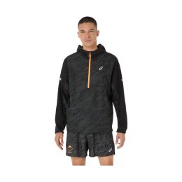 ASICS Veste Fujitrail Packable Windbreaker homme L 002 / PERFORMANCE BLACK