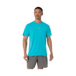 ASICS T-shirt Road sans couture homme L 405 / ENERGY AQUA