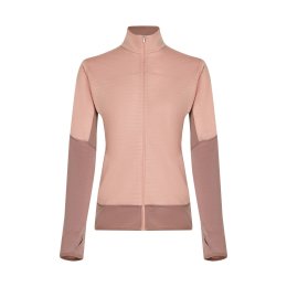 ICEBREAKER POLAIRE 300 DESCENDEUR ZIPPEE FEMME L SUMMIT/BLUSH/CB