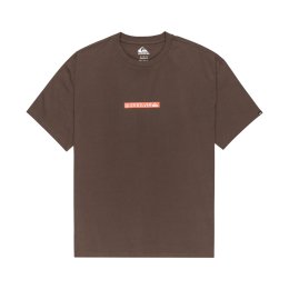 QUIKSILVER T-SHIRT DNA CLICKER HOMME L CSD0_CHOCOLATE BROWN