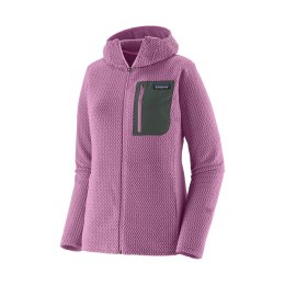 PATAGONIA POLAIRE R1 AIR FULL-ZIP CAPUCHE FEMME S BKPL