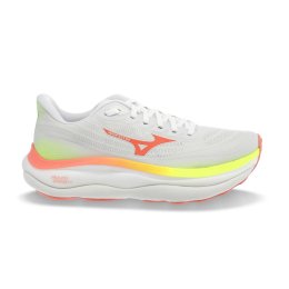 MIZUNO WAVE SKY 9 FEMME 6.5 91/GF White/Desert Flower/Lime Pu