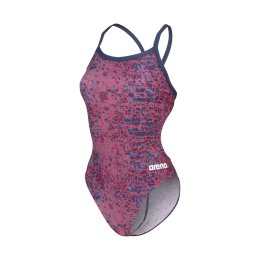 ARENA MAILLOT DE BAIN SNAKESKIN CHALLENGE FEMME 34 417 / NAVY-TEAM REDWHITEBLUE