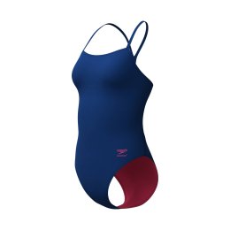 SPEEDO Maillot de bain Eco+ Solid V-Back 2.0 femme 32 BLU