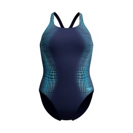 SPEEDO Maillot de bain Eco+ Digital Placement Medalist femme 36 NavBlu