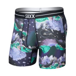 SAXX Boxer Volt Breathable Mesh homme S MIDNIGHT SUN- BLACK