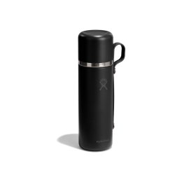 HYDRO-FLASK GOURDE 28 OZ HOT FLASK AND CUP 28 OZ BLACK