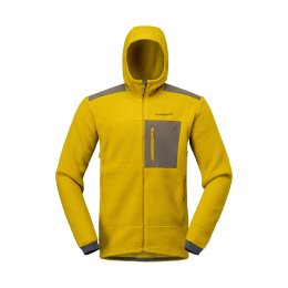 NORRONA POLAIRE TROLLVEGGEN WARM3 CAPUCHE HOMME L 5502_Golden Palm