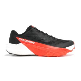 SALOMON Pulsar homme 10.5 BLACK/WHITE/CHERRY TOMATO