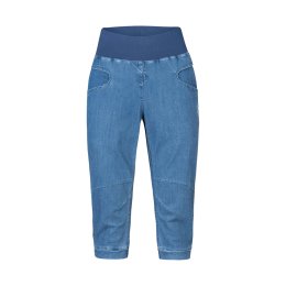 RAFIKI Pantalon 3/4 Chain Capri femme 36 Denim
