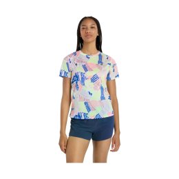 NEW BALANCE T-shirt NYC Marathon Athletics donna S MULTI COLORS (990)