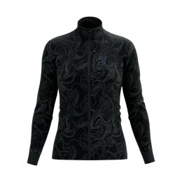 COMPRESSPORT Veste Hurricane Windproof  Aurora femme L BLACK/AURORA CAMO PRINT