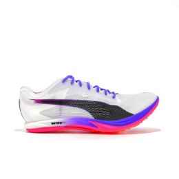 PUMA Longue Distance Nitro Elite 3 DigiTokyo Mixte 41 01-PUMA White-PUMA Black-Fluro Pink