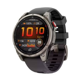 GARMIN fenix 8 Pro Amoled 47MM Titane Carbon Gray DLC / noir/gris