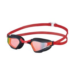 SWANS Occhialini da nuoto Valkyrie Miroir MIT TU SMOKE/RED