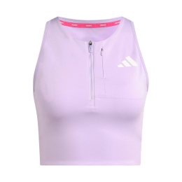 ADIDAS Top corto da running ADIZERO CROP donna M PRUPOU