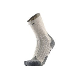 THERM-IC CHAUSSETTES OUTDOOR LIGHT LINEN CREW MIXTE 35-38 Light Grey / Charcoal