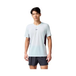 BROOKS Maglietta High Point 2.0 uomo XL 495 - Stride Blue/Dk Russet