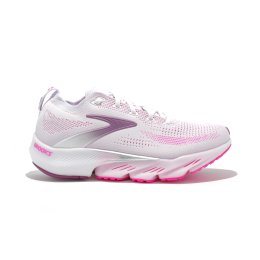 BROOKS Glycerin Flex femme 6.5 136 - White/Cyber Pink/Argyle