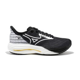 MIZUNO Wave Rider 29 uomo 10 01/Black/White/Gold