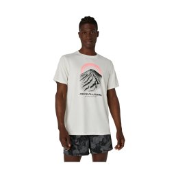 ASICS T-shirt homme Asics FUJITRAIL LOGO SS TOP L 102 / CREAM