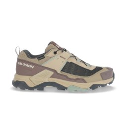 SALOMON X ULTRA 5 GTX FEMME 4 DESERT TAN/WHITE PEPPER/GREEN MILIE